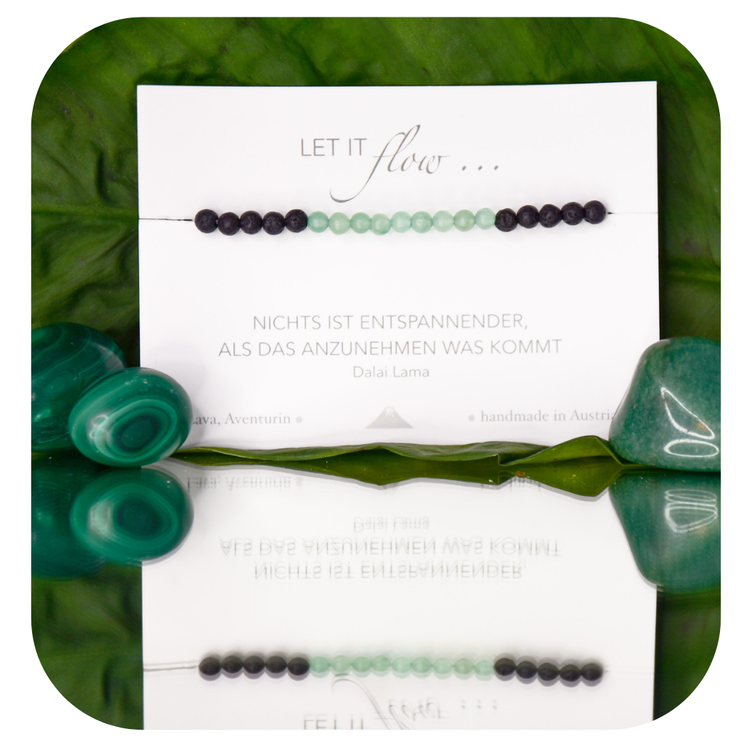 Lava Aventurine hand mala