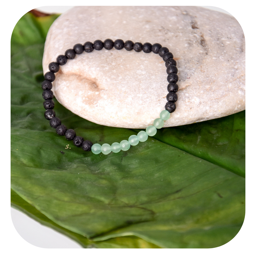 Lava Aventurine hand mala