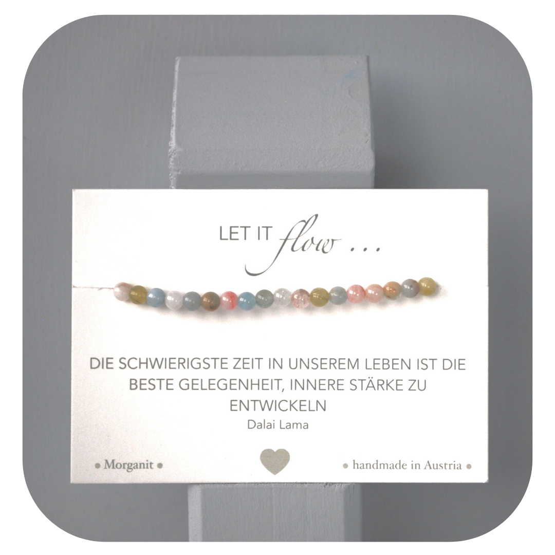 Morganit Armband, verschiedene Varianten