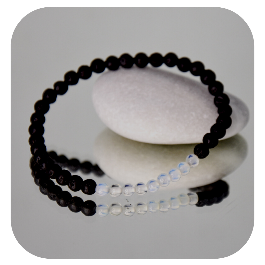 Lava Opalite hand mala