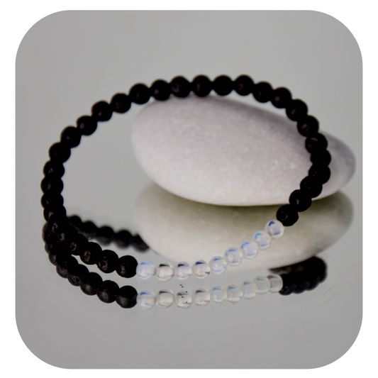 Lava Opalite hand mala