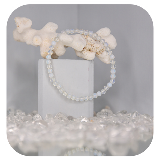 Opalite hand mala