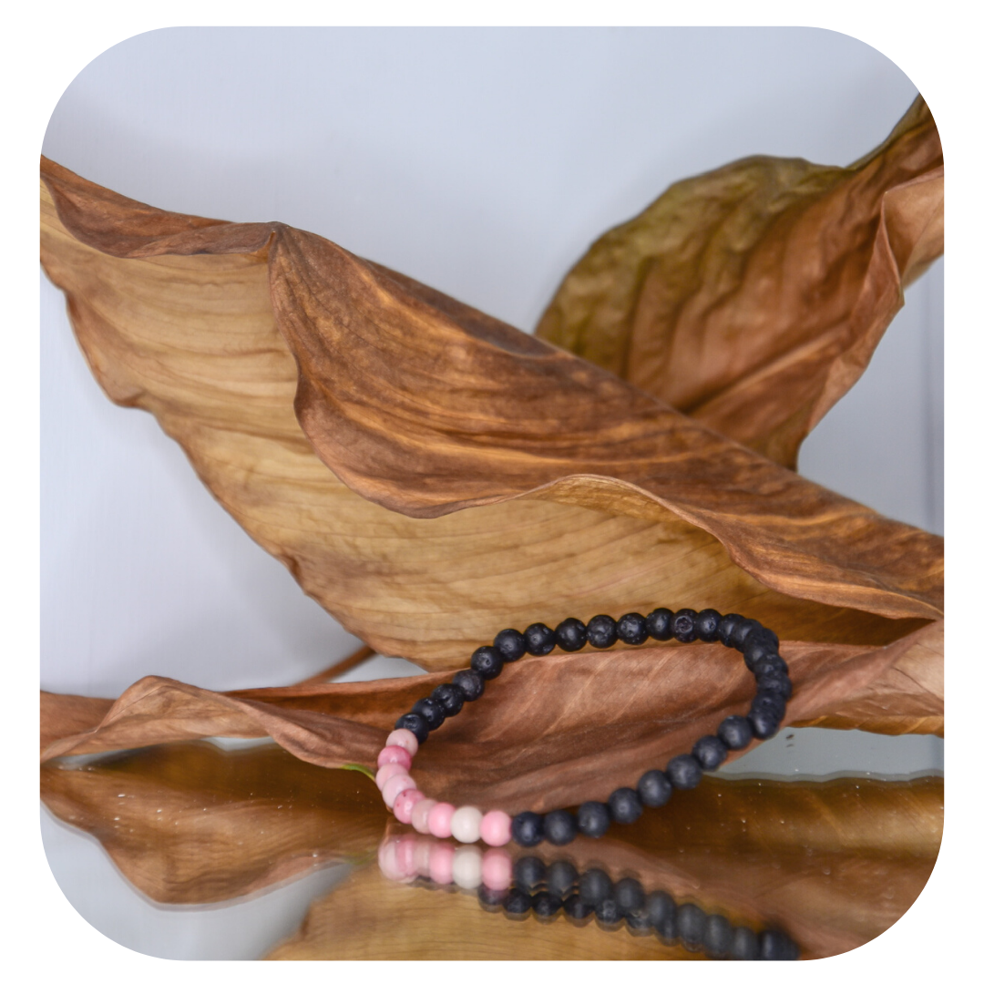 Lava Rhodochrosit Armband, verschiedene Varianten