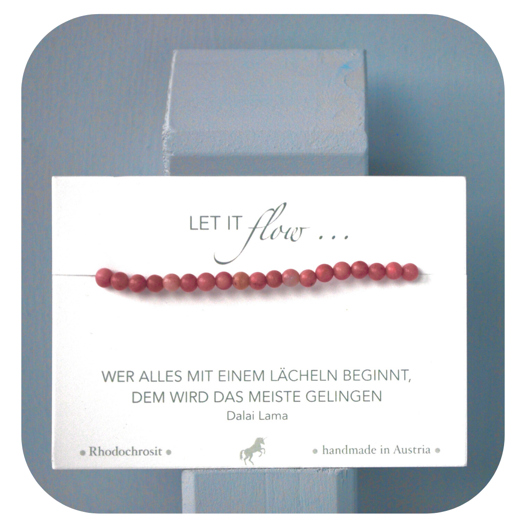 Rhodochrosite hand mala