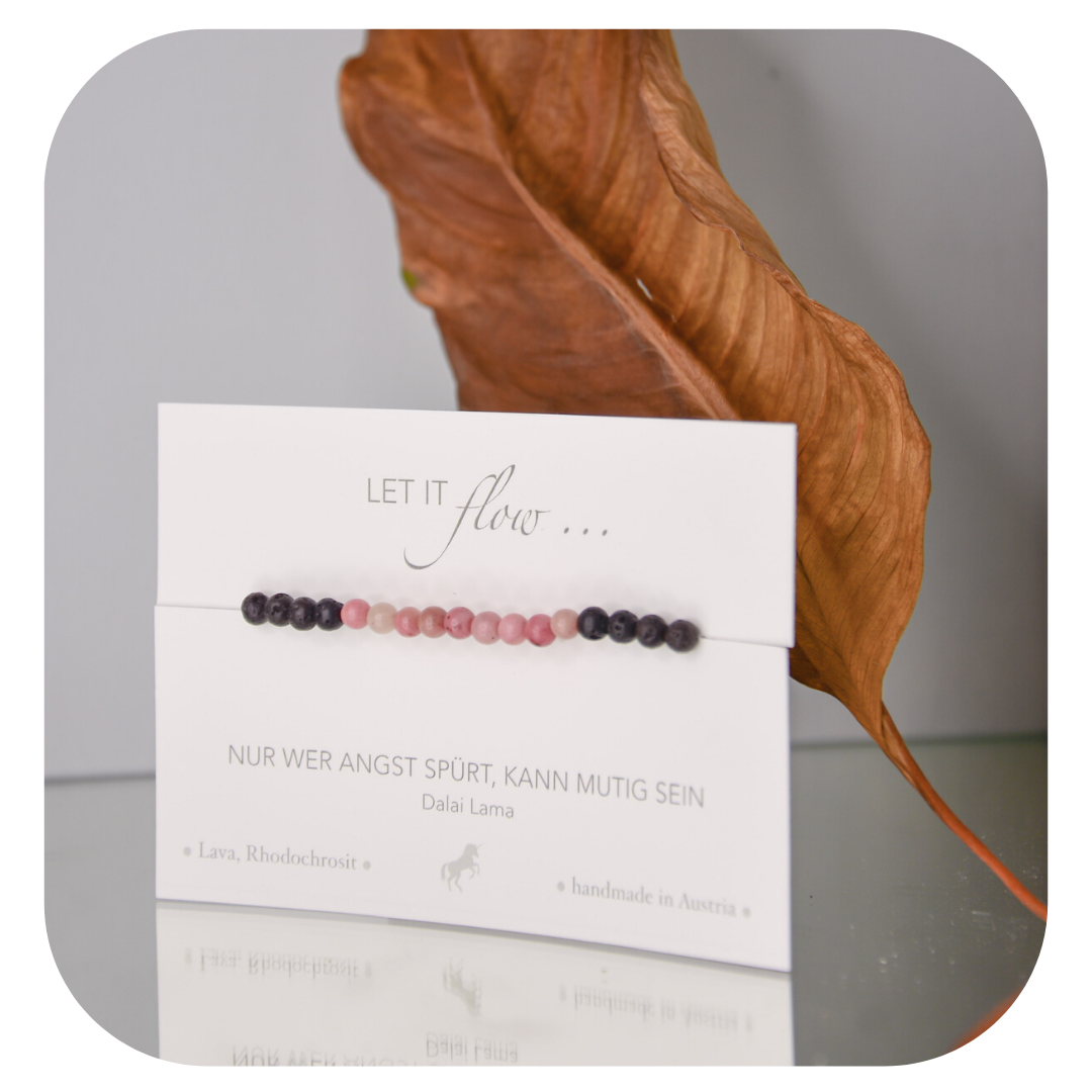 Lava Rhodochrosit Armband, verschiedene Varianten